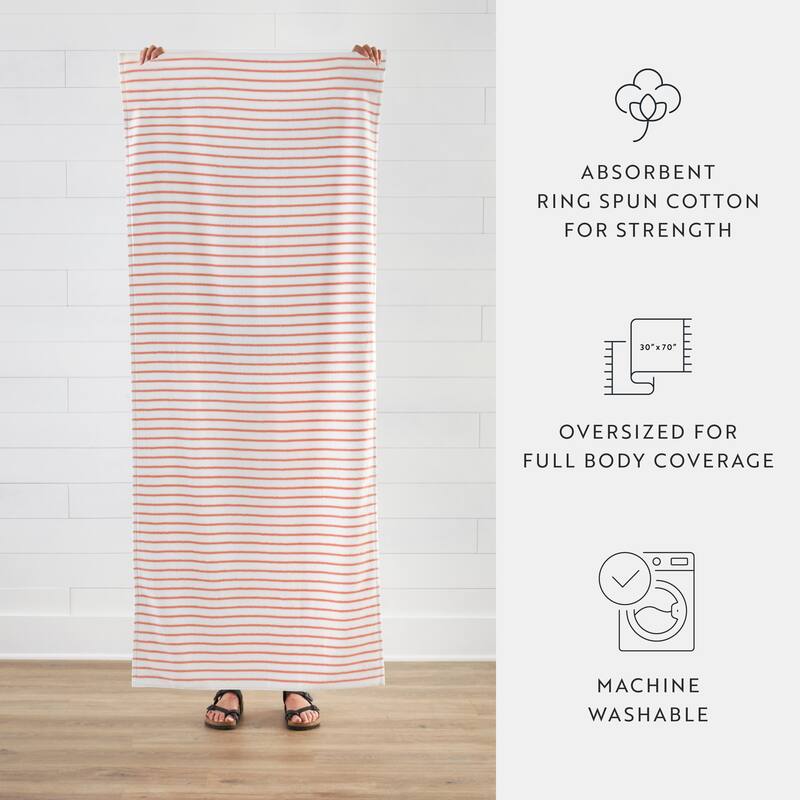 Becky Cameron Ultra Soft Plush Cotton Cabana Towels