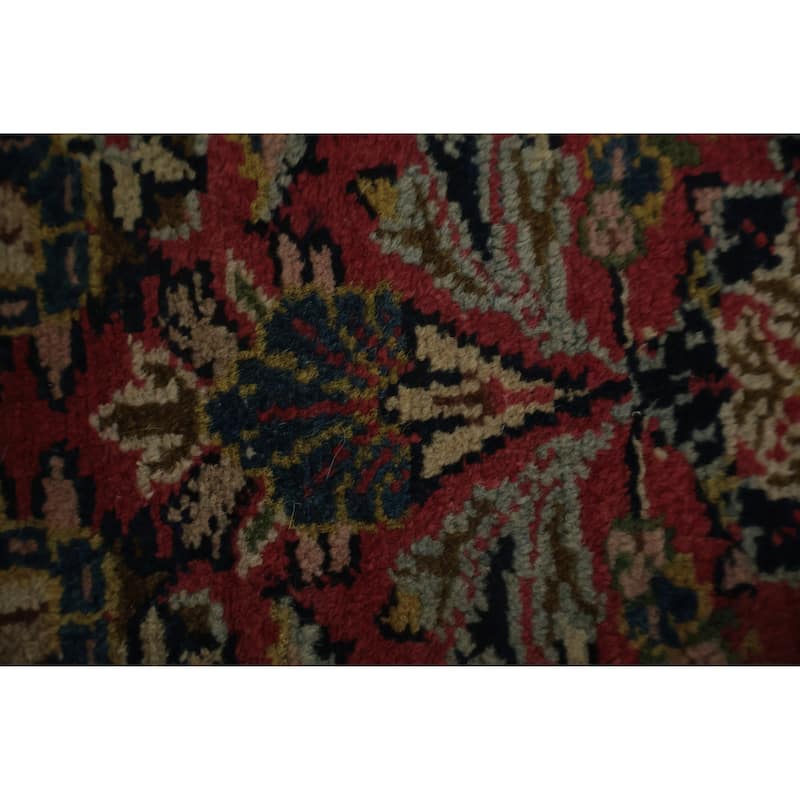 Hand Knotted Oriental 100% Wool Carpet Traditional Floral Red Lilian Area Rug - 2' 8'' X 2' 0''