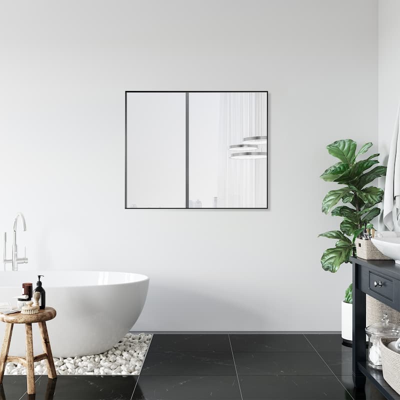 Altair Sassi Bathroom/Vanity Aluminum Framed Wall Mirror