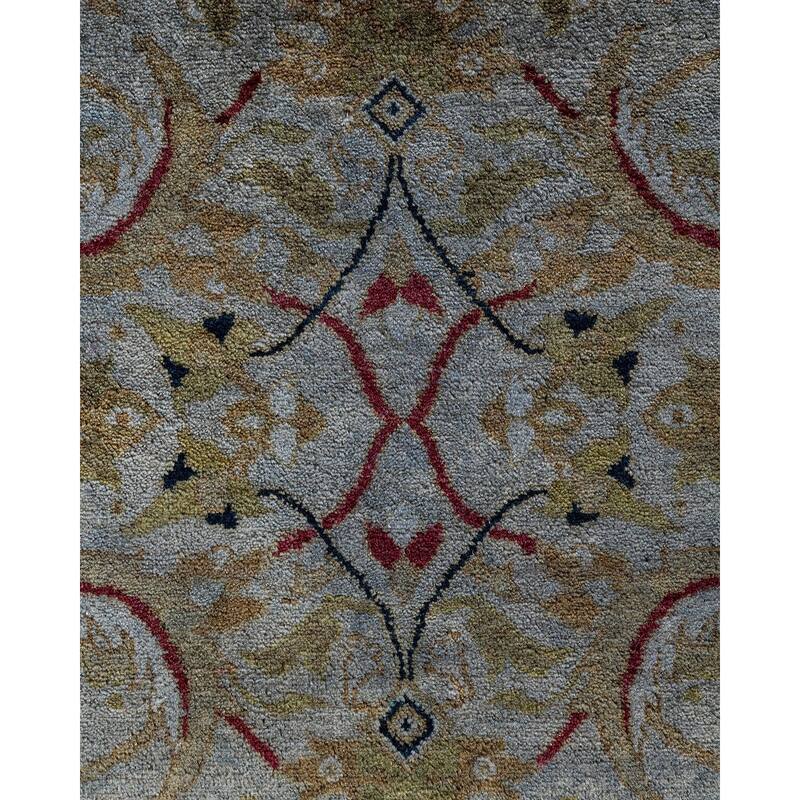 Fine Vibrance One-of-a-Kind Hand-Knotted Area Rug - Gray, 8' 3" x 10' 2" - 8' 3" x 10' 2"