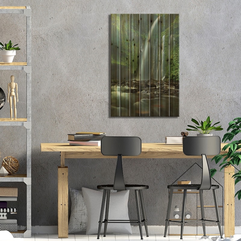 Tiu Kelep Print On Wood by Adhi Prayoga - Multi-Color