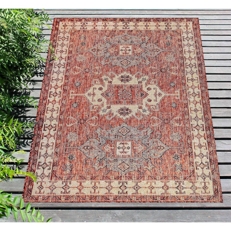Liora Manne Carmel Kilim Indoor/Outdoor Rug