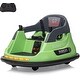 preview thumbnail 19 of 22, 12V Electric Ride-On Bumper Car with Remote Control Green