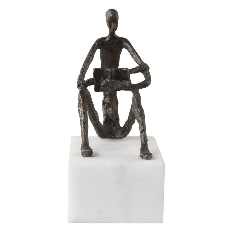 Uttermost 18162 Sit Back Relax And Read Iron Figurine