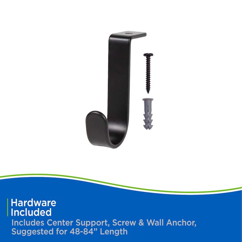 Kenney Twist & Fit 1" Tension Utility Rod, 48-84"