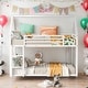 preview thumbnail 2 of 24, Twin over Twin House Bunk Bed with Built-in Ladder for Home