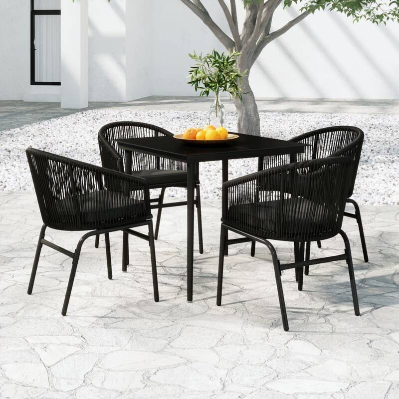 vidaXL Patio Dining Set Outdoor Garden Seat 3/5/7/9 Piece Multi Colors/Sizes