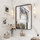 preview thumbnail 20 of 192, KIOTEE Modern Metal Frame Wall Mounted Bathroom Vanity Mirror with 5-year warranty