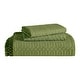 preview thumbnail 2 of 8, Superior Remi Jacquard Geometric Fringe Cotton Blend Bedspread Set