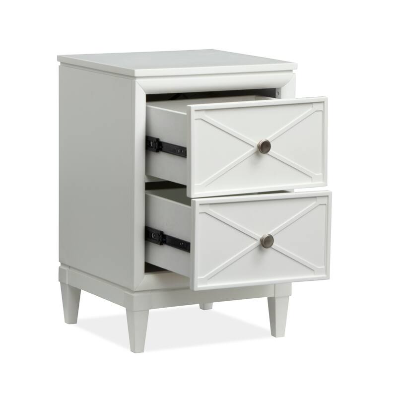 Magnussen Home Springhouse Whisper White Drawer Nightstand