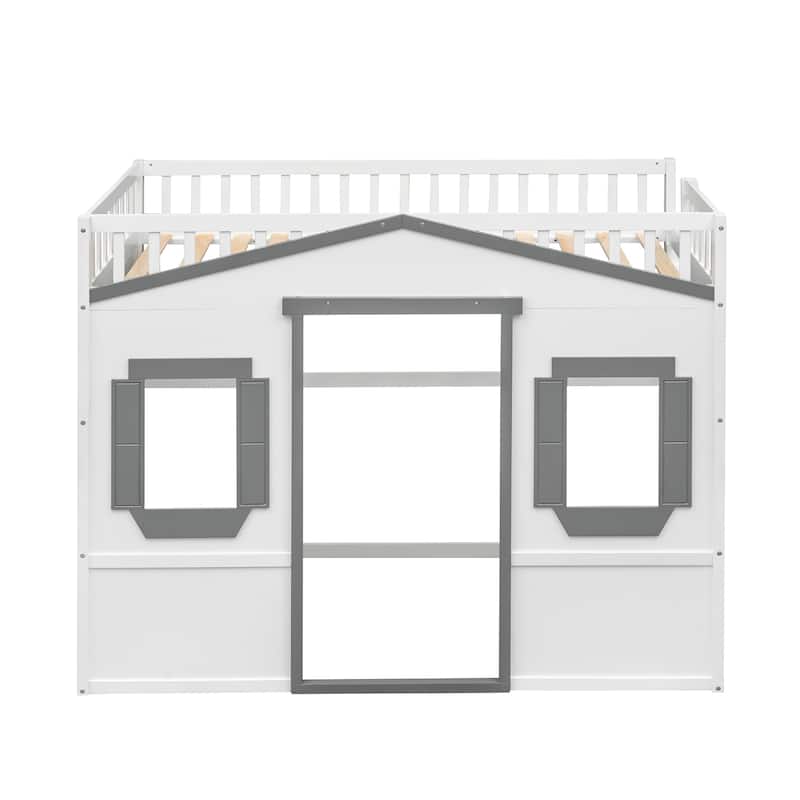 Castle Style Twin Solid Pine Loft Bed