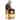 VAXCEL Bozeman 13 in. H 1-Light Burnished Bronze Rustic Outdoor Wall Sconce, Steel, Clear Seeded Glass Shade