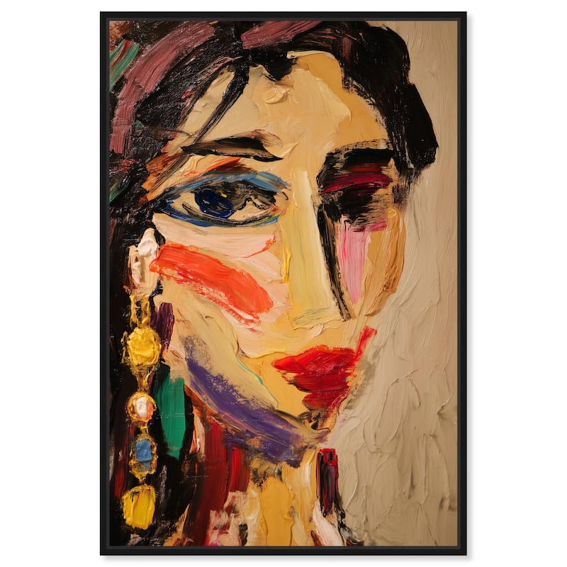 Colorful Expression I Canvas by Art Remedy - Black - 36" x 54"