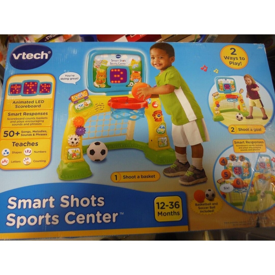 Shop Vtech Smart Shots Sports Center Playset Yellow Overstock