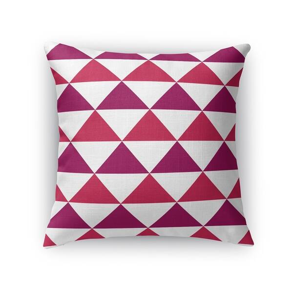 Kavka Designs Red Purple Shades Of Plum Accent Pillow With Insert Overstock