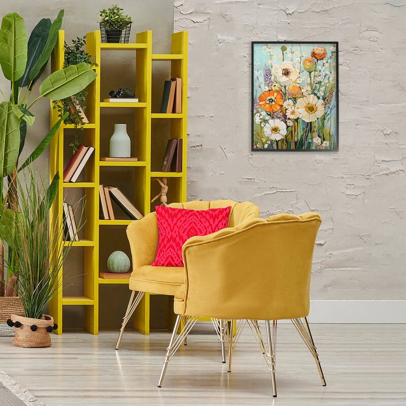 Stupell Woodland Inspiration Florals Framed Giclee Art Design By Franklyn Gregory