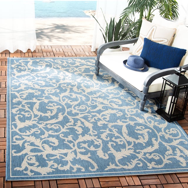 SAFAVIEH Courtyard Darline Indoor/ Outdoor Waterproof Patio Backyard Rug