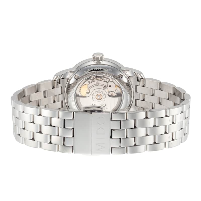 Mido Men's Baroncelli 38mm Automatic Watch M86004761 - Silver-Tone - N/A