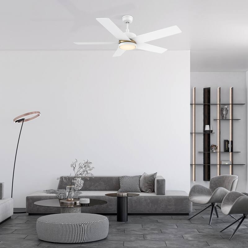 CARRO Eldacar 52" 5-Blade Smart Ceiling Fan with Light and Remote