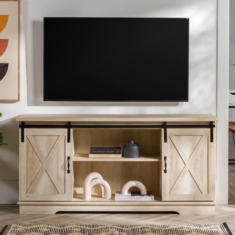 Middlebrook Wind Gap 58-inch Sliding Barn Door TV Stand