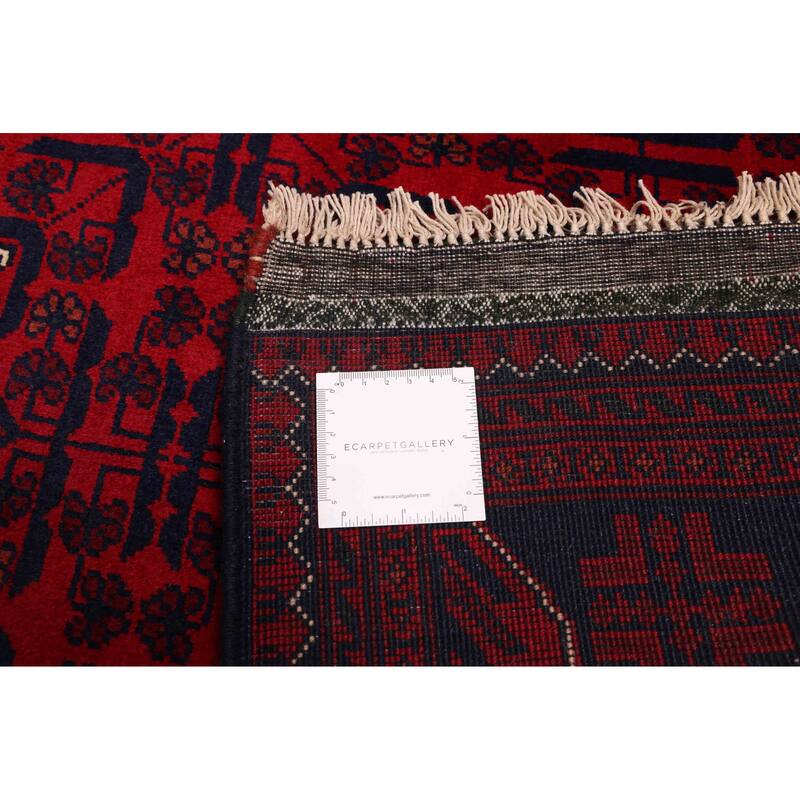 ECARPETGALLERY Hand-knotted Finest Khal Mohammadi Red Wool Rug - 4'4 x 7'2