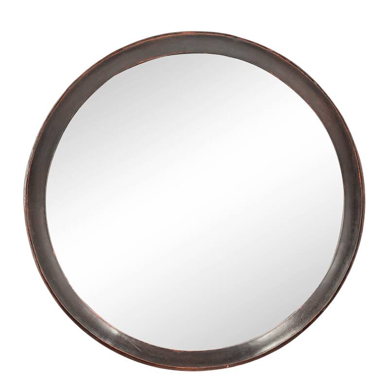 Round wall mirror for living room