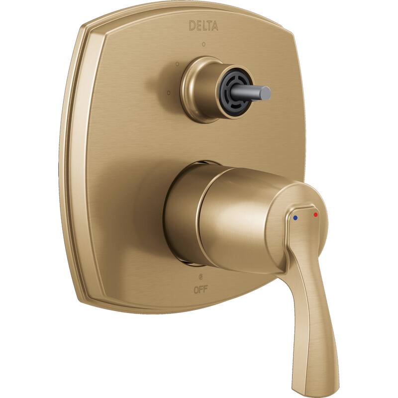 Delta Stryke 14 Series Pressure Balanced Valve Trim with Integrated 3 - Lumicoat Champagne Bronze