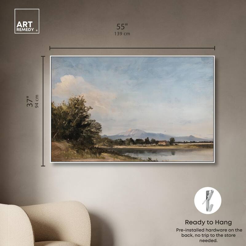 Hilltop Tower View III Canvas by Art Remedy