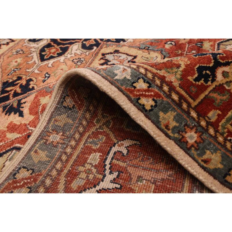 ECARPETGALLERY Hand-knotted Jules Sultane Ivory Wool Rug - 7'11 x 9'10