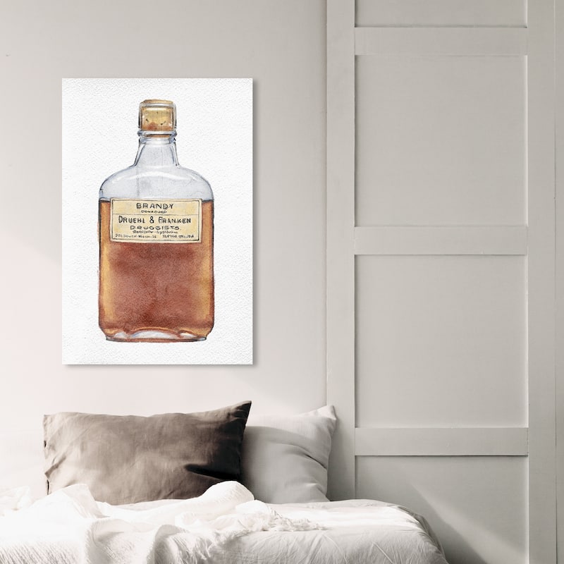 Wynwood Studio 'Brandy' Drinks Wall Art Canvas Print Liquor