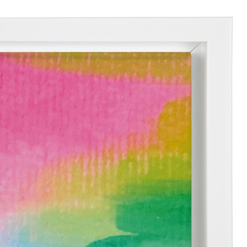 Kate and Laurel Sylvie Oh What Fun Framed Canvas by Jessi Raulet