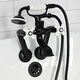 preview thumbnail 18 of 34, Kingston Brass Tub Wall Mount Clawfoot Tub Faucet with Hand Shower