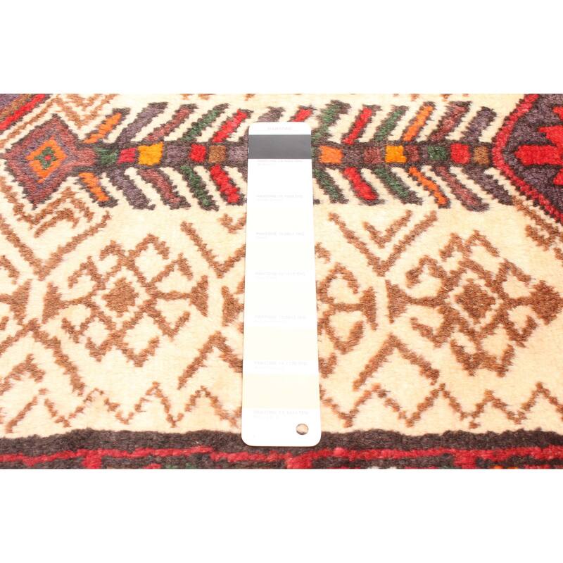 ECARPETGALLERY Hand-knotted Andelz Cream Wool Rug - 4'4 x 7'3