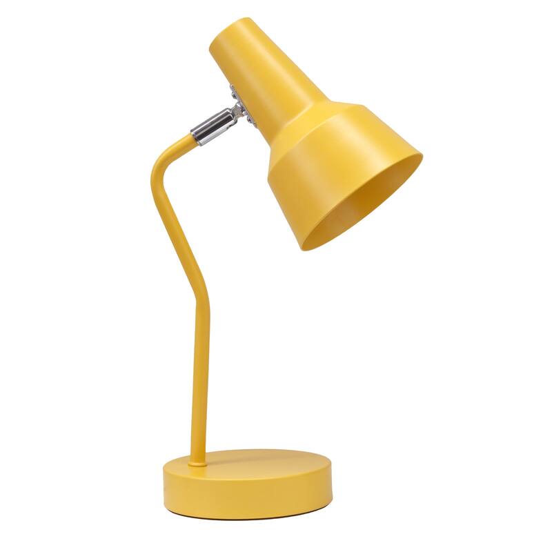 Gooseneck Desk Lamp with Cone Shade - 15.25" - Yellow