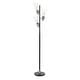 preview thumbnail 1 of 5, StyleCraft Mercer Floor Lamp - Pesch Gold & Black Pesch Gold, Black, Clear