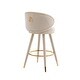 preview thumbnail 2 of 47, Ostweer Furniture Set of 2 Solid Wood Bar Stools - Beige