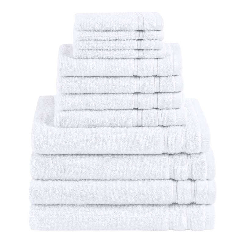 Chelsea Square 400GSM Essential Bundle Quick Dry 100% Cotton 12pc Towel Set