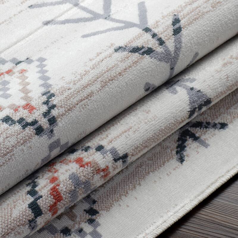 Modern Geometric Southwestern Indoor Area Rug by Superior