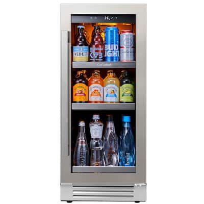 15 Inch 80 Can Built-in/ Freestanding Beverage Cooler
