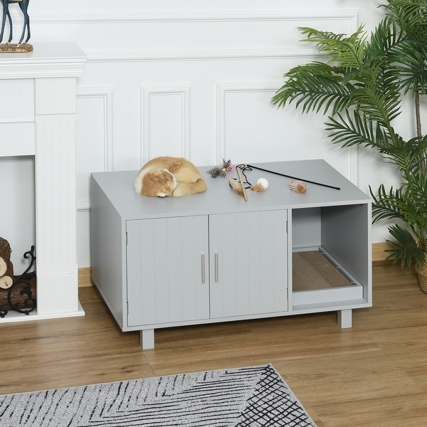 end table litter box enclosure