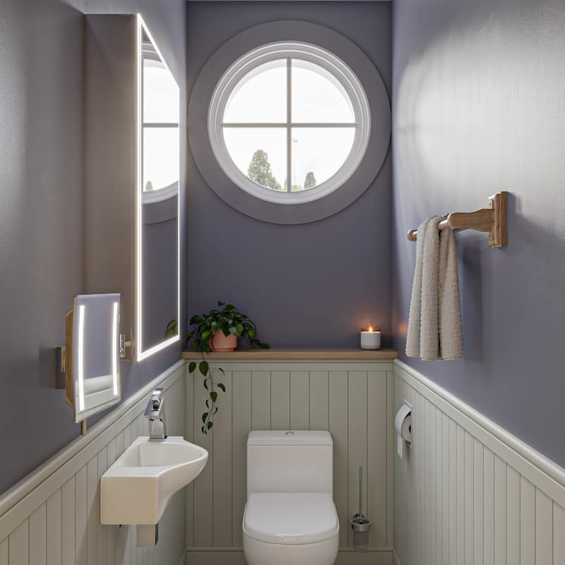 ALFI brand AB1628-PC Polished Chrome Single Lever Bathroom Faucet - Silver