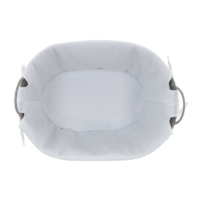 Household Essentials Woven Laundry Basket with Handles and Liner