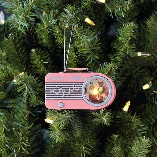 4.75" Retro Radio Ornament - Pink | Overstock.com Shopping - The Best Deals on Christmas Ornaments | 42704769