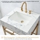 preview thumbnail 11 of 150, Ecija Bath Vanity, Metal Support with Composite Stone Top, no Mirror