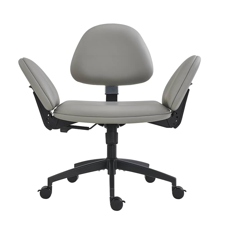 Comfort Office Chair Gaming Chair Adjustable And Swivel - Grey