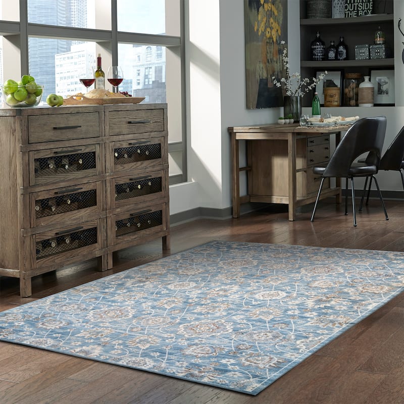 Gertmenian Hurston 3PC Traditional Medallion Area Rug Set, 2x7, 5x7, and 8x10 - 3PC Set