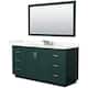 Option Green / Giotto Quartz Top / Brushed Nickel
