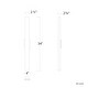 preview thumbnail 4 of 6, Modern Forms WS-52434 Lanza 34" Rectangular Light - 3000K