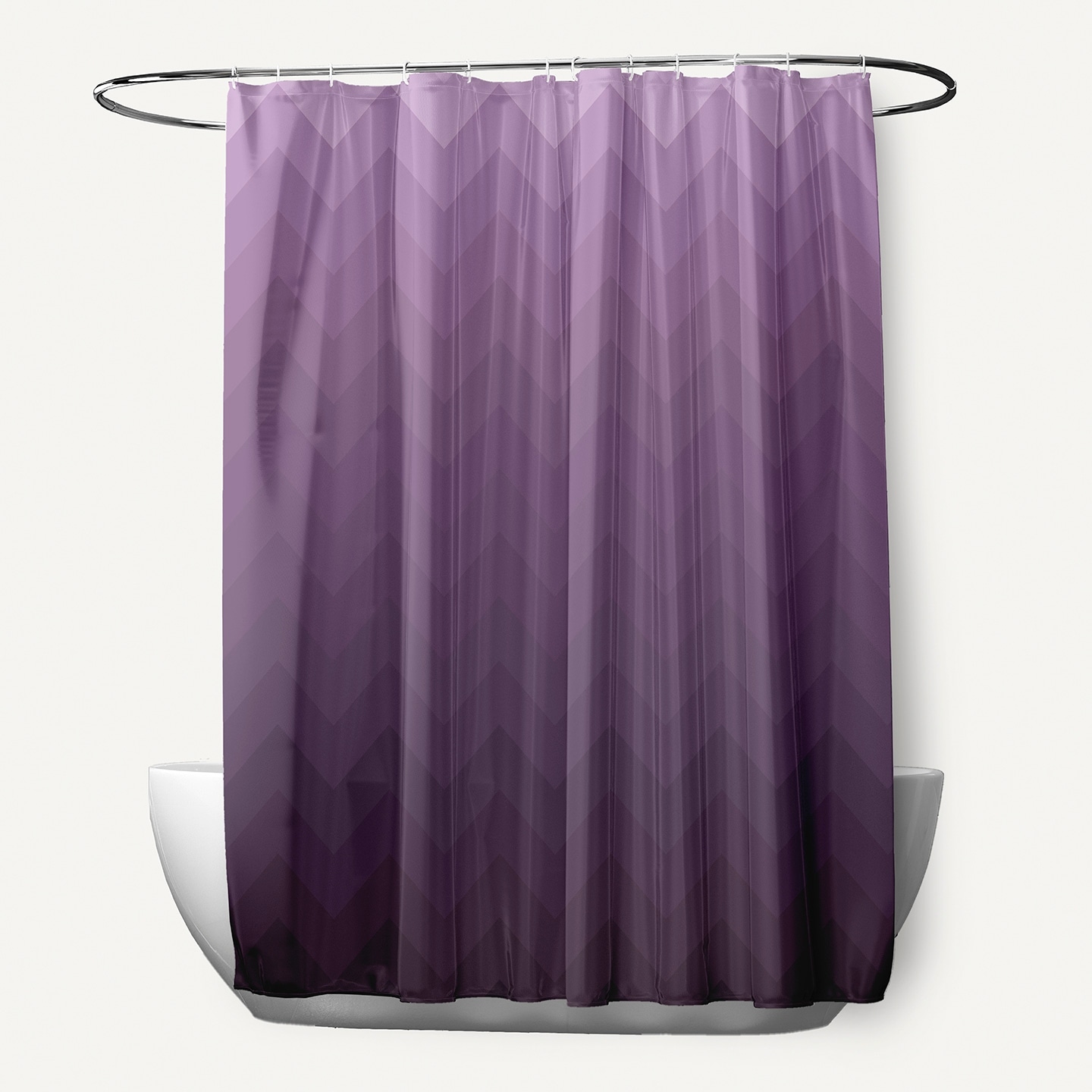 Purple chevron new arrivals shower curtain