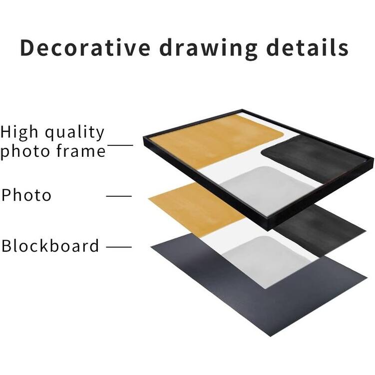 Wall Art Modern Abstract Canvas Framed Wall Art 3 Piece Set